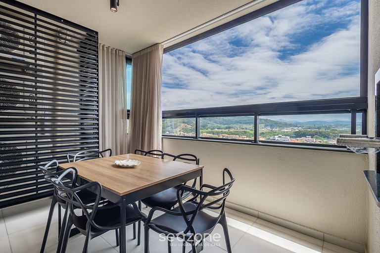 Apto c/ Churrasqueira a 400m da Praia SKL1203