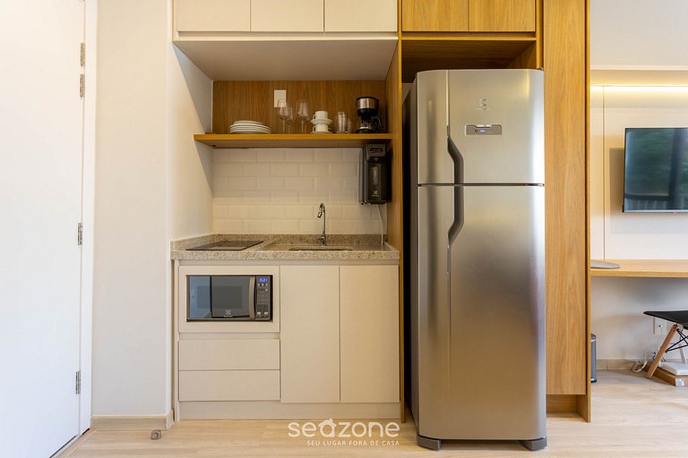 Estúdio em Prédio c/ Academia no Brooklin EMNR0509