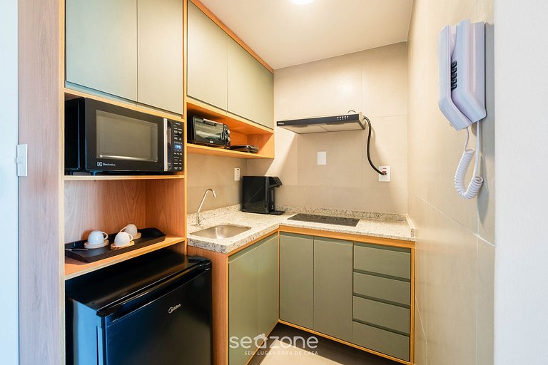 Apto c/ varanda a 280m da Praia, Salvador CLF0204