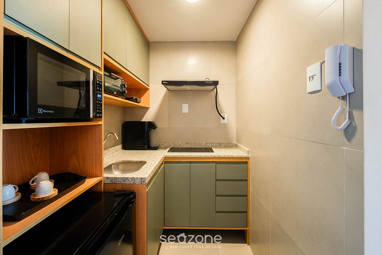 Apto c/ varanda a 280m da Praia, Salvador CLF0204