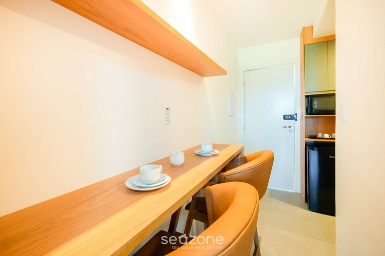 Apto c/ balcón a 280 m del mar, Salvador CLF0204