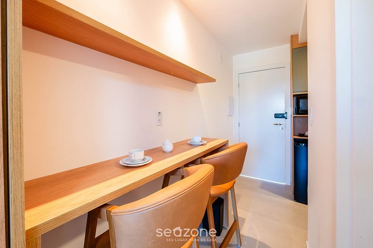 Apto en edf. c/ piscina a 280m del mar CLF0104