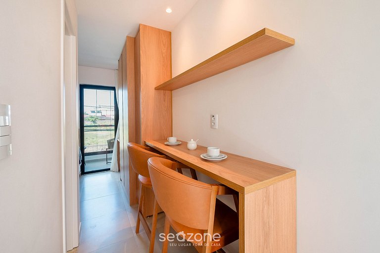 Apto en edf. c/ piscina a 280m del mar CLF0104