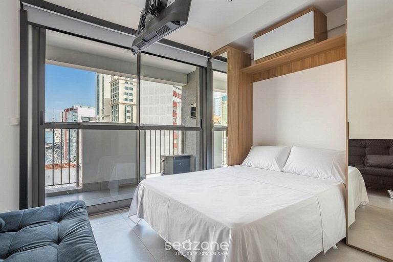 Estúdio moderno 250m do metrô Paulista NXO2104