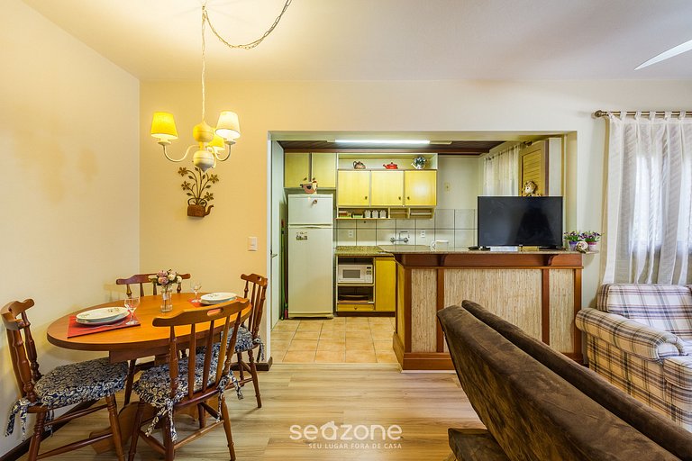 Apto de 1 DR c/ chimenea en Gramado-RS DVA0103