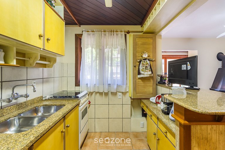 Apto de 1 DR c/ chimenea en Gramado-RS DVA0103