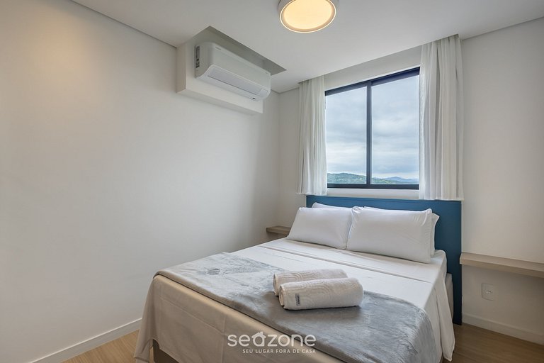 Apto con vista al mar y balcón gourmet SKL1201