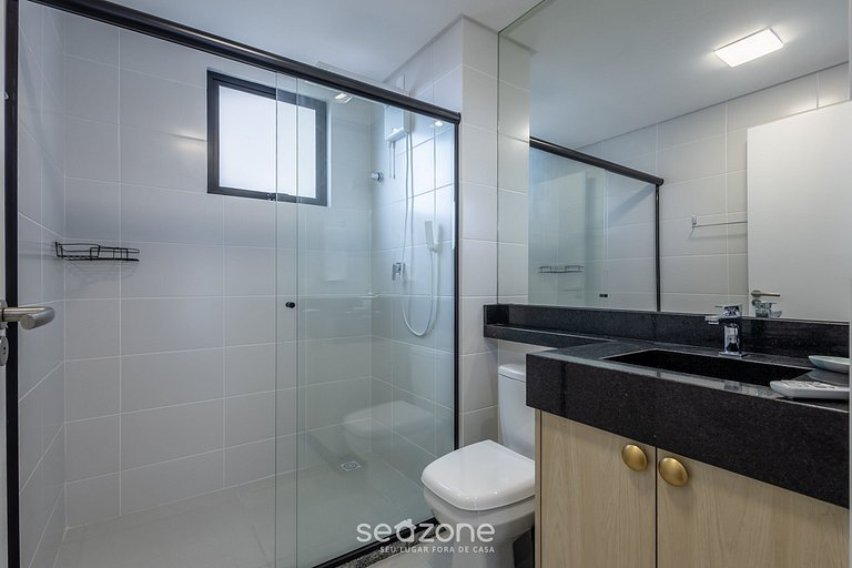 Apto con vista al mar y balcón gourmet SKL1201