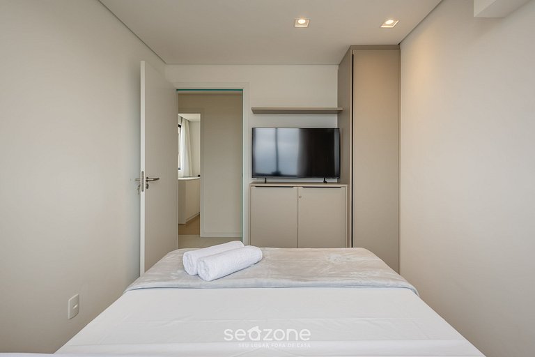 Apto con vista al mar y balcón gourmet SKL1201