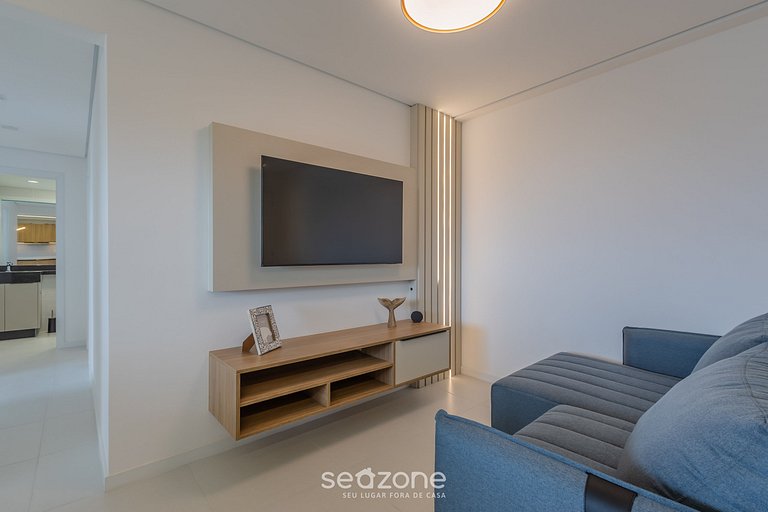 Apto con vista al mar y balcón gourmet SKL1201