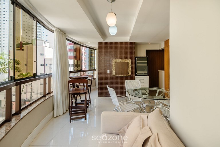 Apto c/ balcón y parrilla a 200 m del mar TVN0301