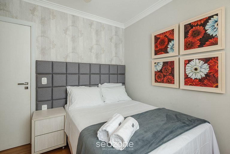 Apto c/ balcón y parrilla a 200 m del mar TVN0301