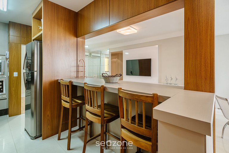 Apto c/ balcón y parrilla a 200 m del mar TVN0301