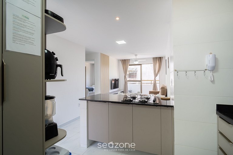 Apto a 2 min da Praia em cond. c/ piscina PTA0203