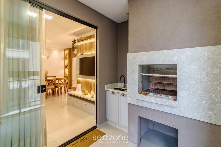 Apto con balcón y parrilla a 700m del mar VNVA1305