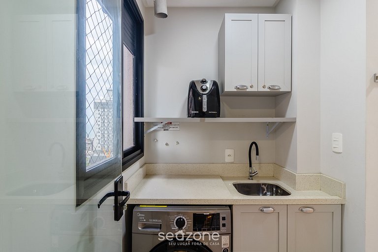 Apto con balcón y parrilla a 700m del mar VNVA1305