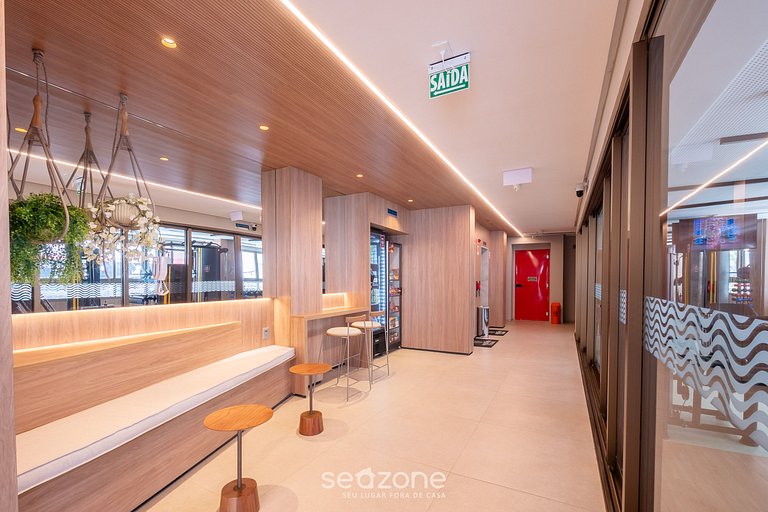 Studio en edif. c/ piscina, a 270m del mar ATL0903