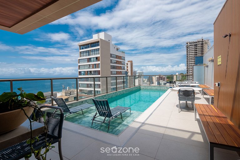 Studio en edif. c/ piscina, a 270m del mar CAO0903