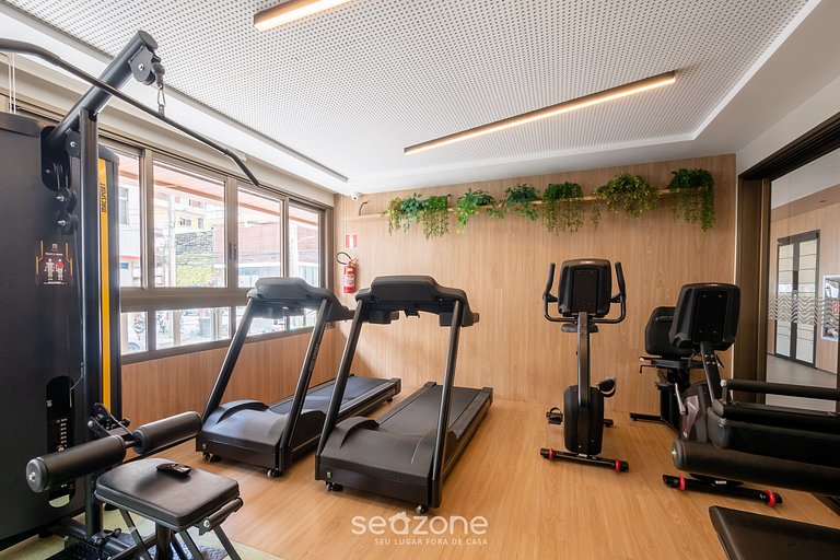 Studio em edf. c/ Piscina a 270m do Mar ATL0903