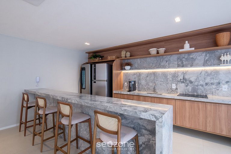 Apto c/ suíte e cond. c/ academia na Graça HGR0204