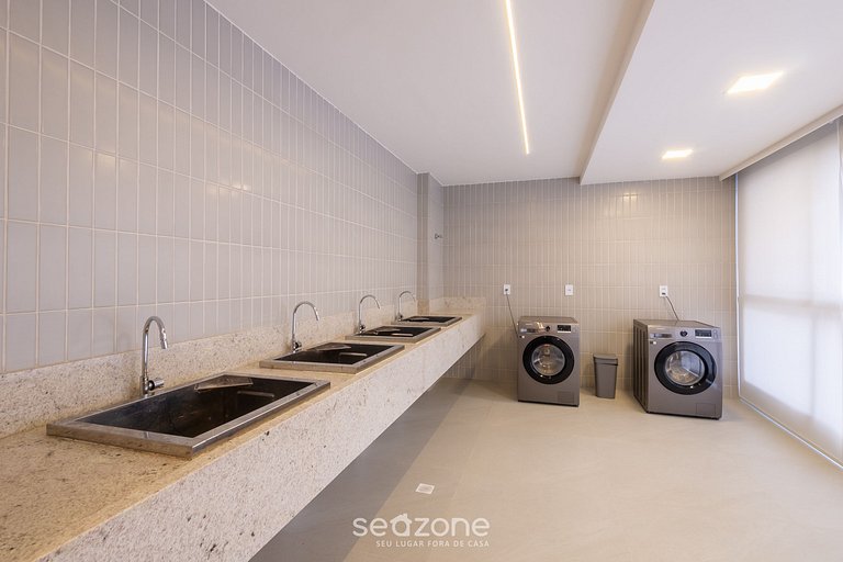 Apart moderno en condominio con gimnasio HGR0101