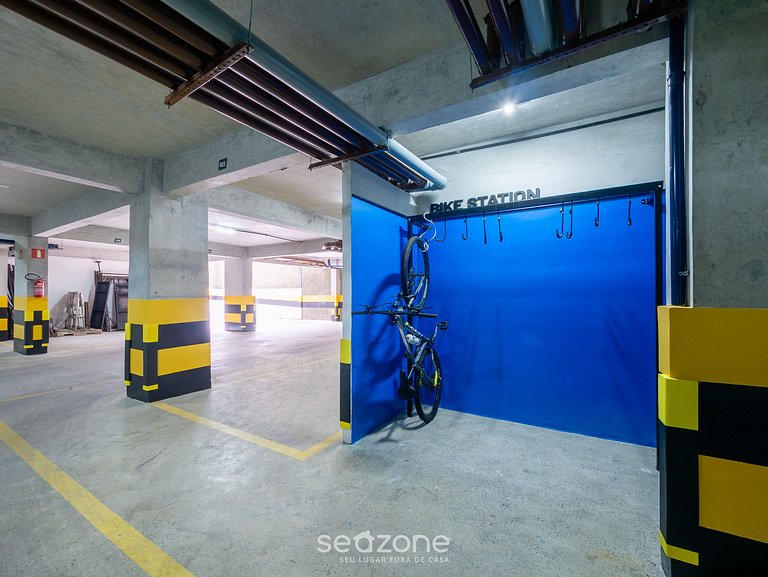 Apart moderno en condominio con gimnasio HGR0101