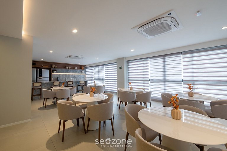 Apart moderno en condominio con gimnasio HGR0101