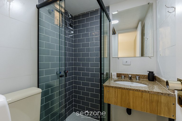 Studio em cond. c/ academia e piscina UPP0504