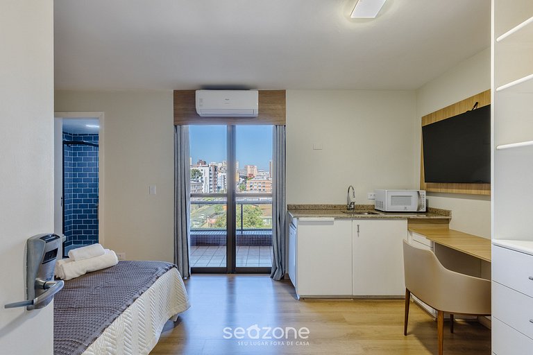 Studio em condomínio com sauna UPP0507