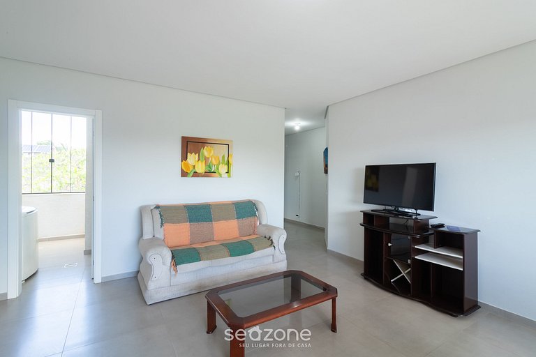 Apt de 2DR c/ barbacoa a 850 m de la playa LBR0201