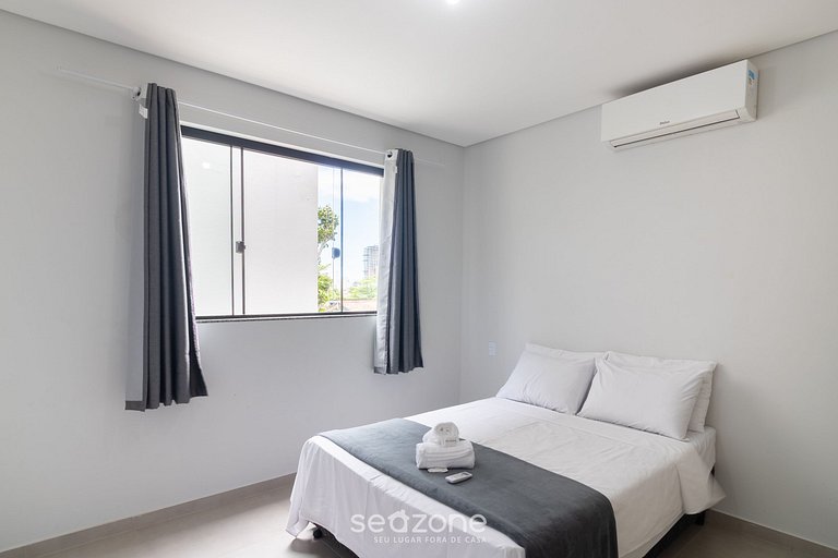 Apto c/ 2QTs e churrasq. a 850 m da Praia LBR0201