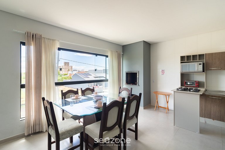 Apt de 2DR c/ barbacoa a 850 m de la playa LBR0201