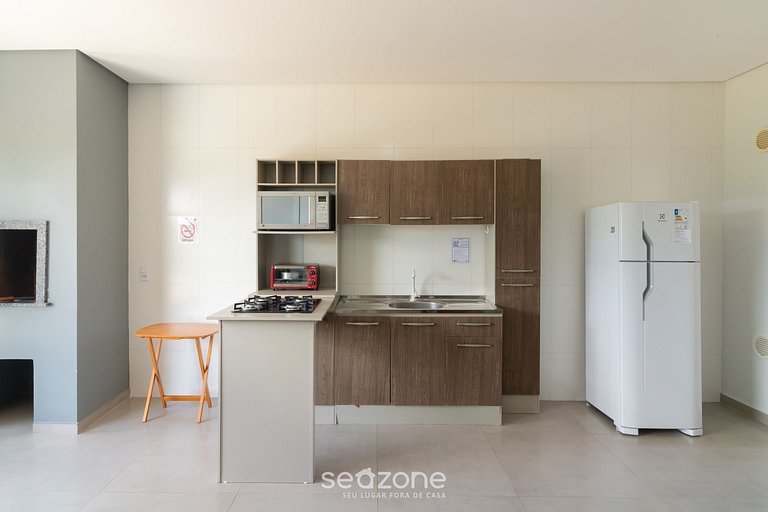 Apt de 2DR c/ barbacoa a 850 m de la playa LBR0201