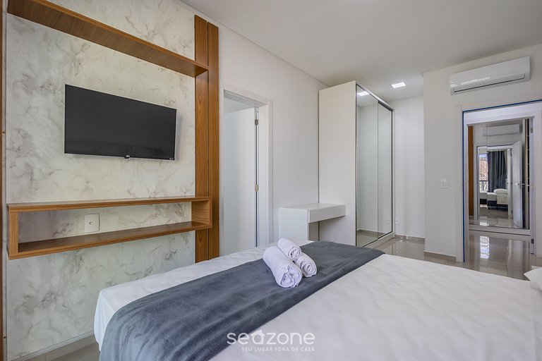 Apt c/ 2 suites y parrilla, 650 m del mar RGO0301