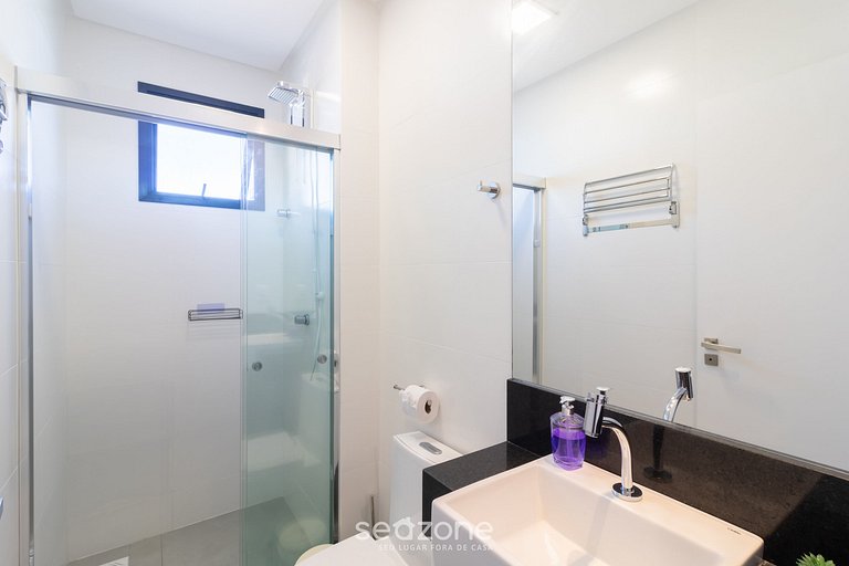 Apto c/ balcón y parrillero, 280 m del mar MHF1508