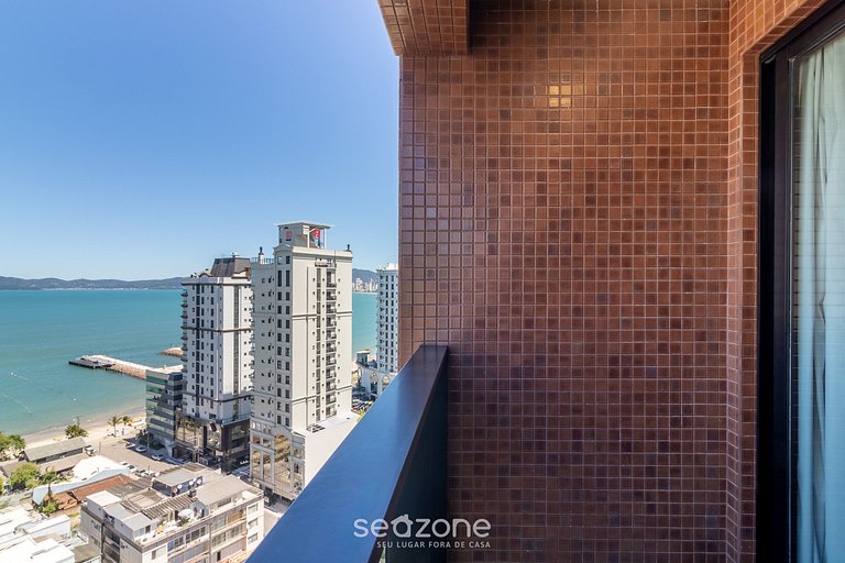 Apto c/ balcón y parrillero, 280 m del mar MHF1508