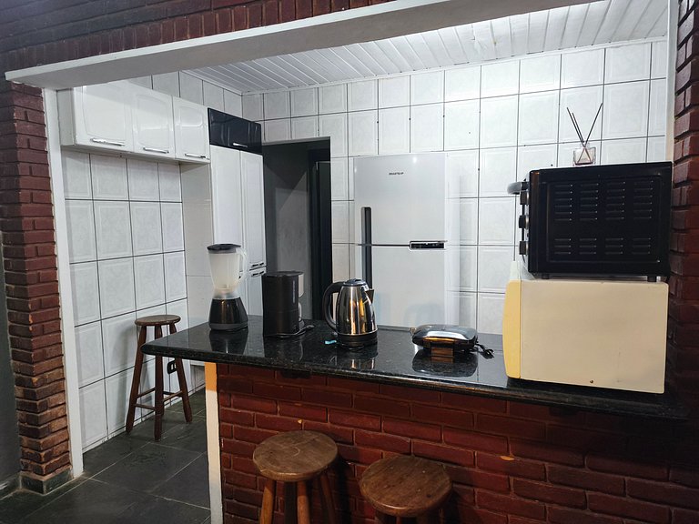 Casa 2QTs c/ Churrasqueira em Ubatuba JAO0368