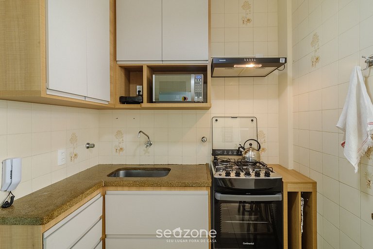 Apto 3H a 300 m de la playa en Cabo Frio - ECS0202