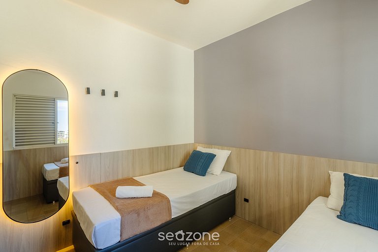 Apto 3Q a 300m da Praia em Cabo Frio - ECS0202