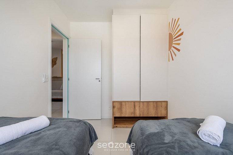 Apto c/ Parrilla en Cond. c/ Piscina MCB0507