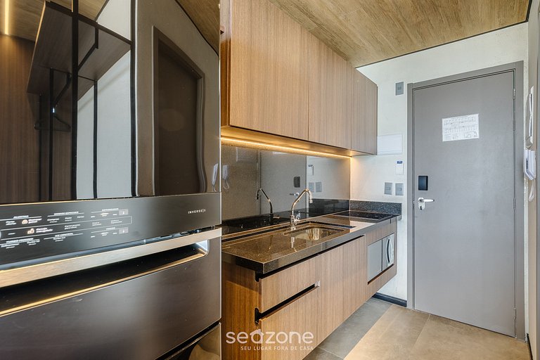 Studio completo c/ vista mar em Maceió NWT1416