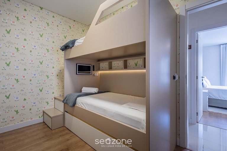 Apto em Cond. c/ Piscina a 120 m da Praia LTT1003