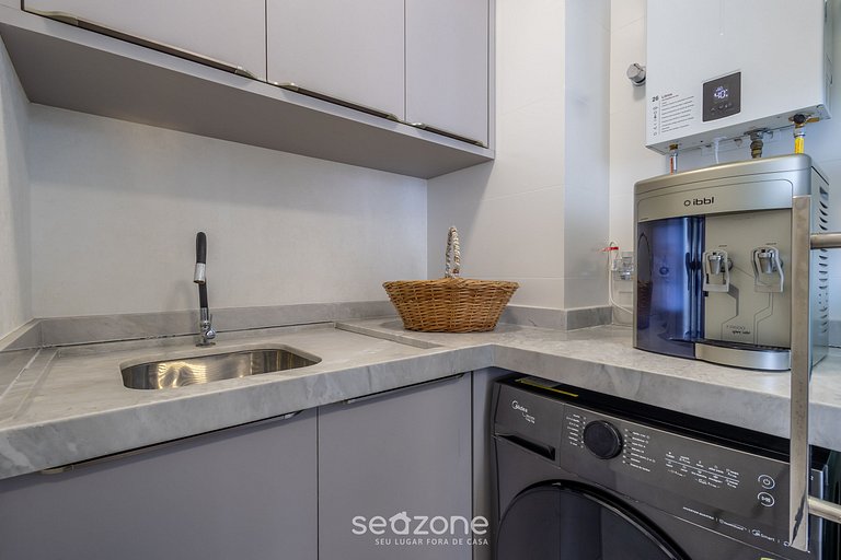 Apto en Cond. c/ Piscina a 120 m de Playa LTT1003