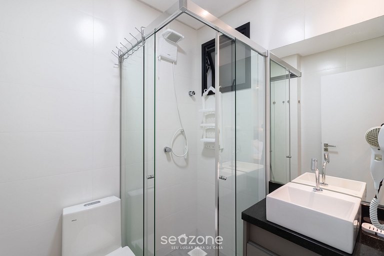 Apto vista mar cond. c/piscina 280m MHF2105