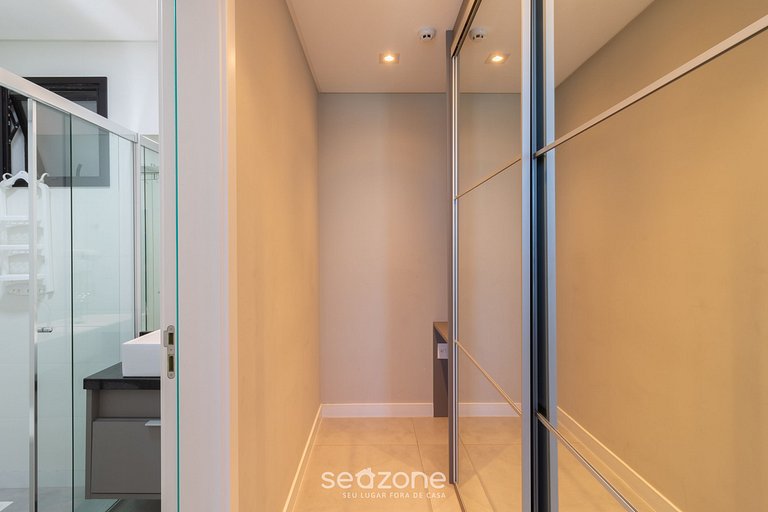 Apto vista mar cond. c/piscina 280m MHF2105