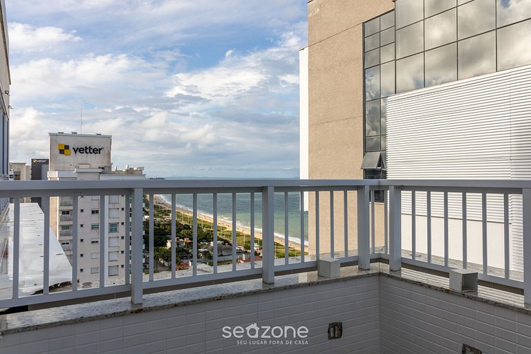 Apto c/ churrasq. e vista a 100m da Praia LTT0401