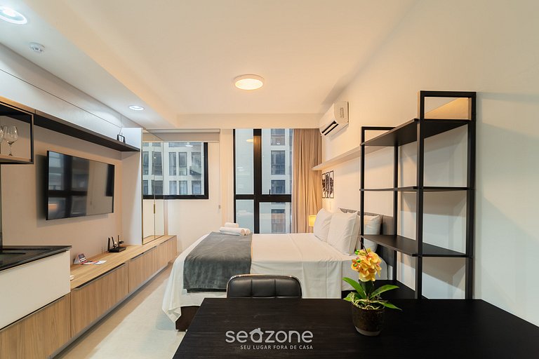 Estudio en cond. c/ gimnasio cerca del HU VTD0316