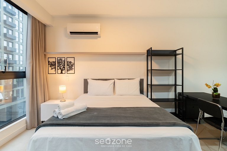 Estudio en cond. c/ gimnasio cerca del HU VTD0316