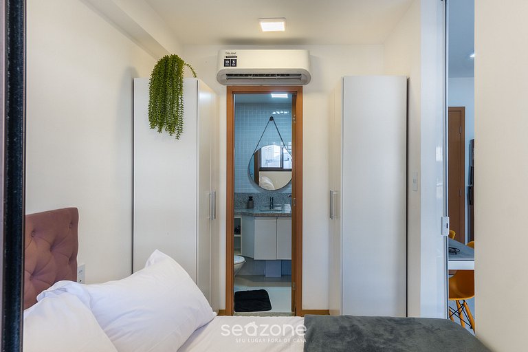 Apto a 750 m del mar, piscina en la azotea SMT0119