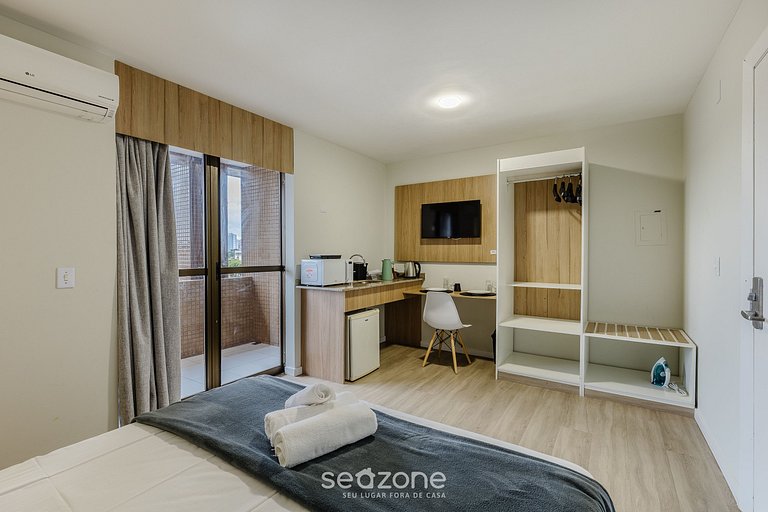 Estudio con balcón y ubicación premium UPP0616